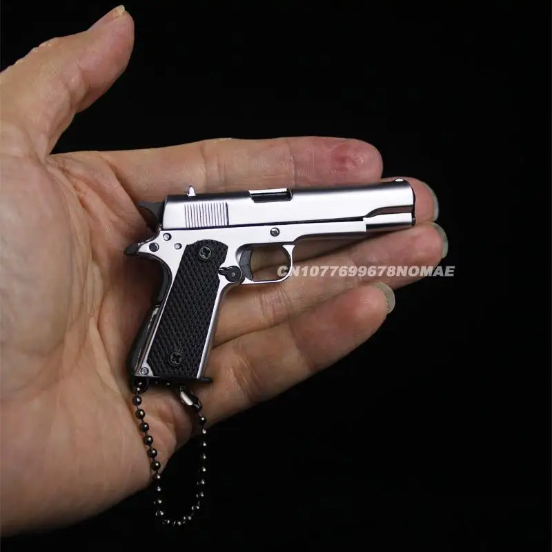 New 1:3 Alloy G34 TTI Pistol 1911 Mini Toy Gun Model Keychain Assemble Disassemble Jedi Survival Pistols Christmas Gift 2024