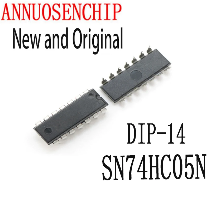 10PCS New And Original DIP-14 SN74HC05 DIP14 74HC05 DIP HD74HC05P 74HC05N 74HC05P SN74HC05N