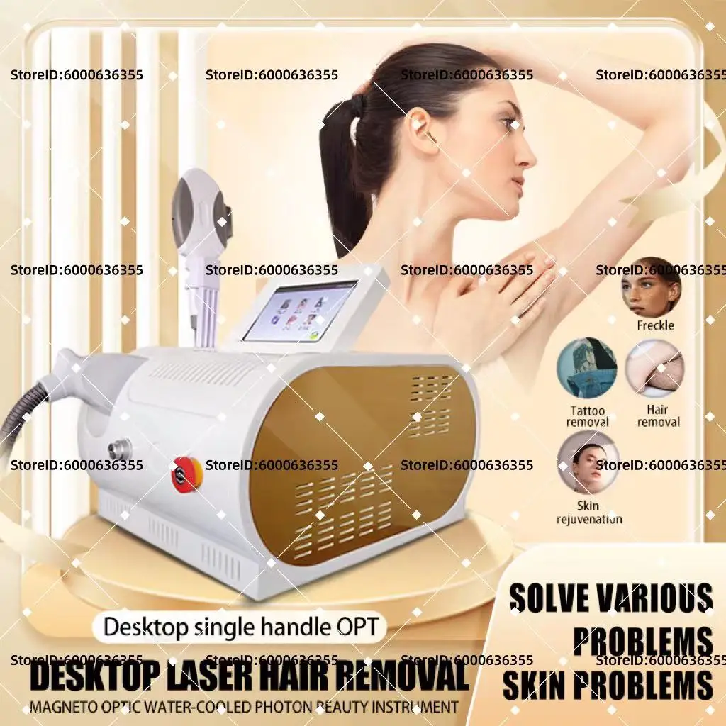 Desktop Professional OPT Hair Removal Laser Equipment IPL E-light Laser Hair Removal Epilator Laser Machine