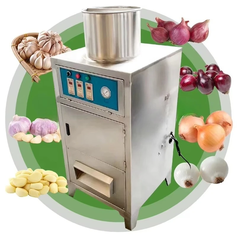 

Black Automatic Garlic Peel Peeler Machine 500 Kg Small by Hand for Home