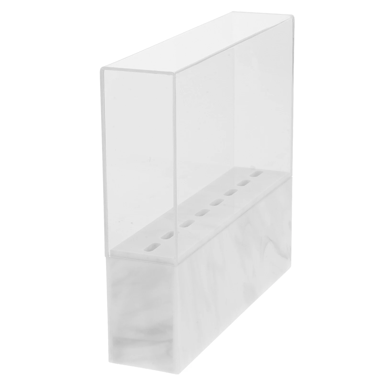 

8 Holes Storage Rack Acrylic Eyelash Tweezers Holder Marble Eyelash Holder Display St Transparent ganizer Beauty Shelf