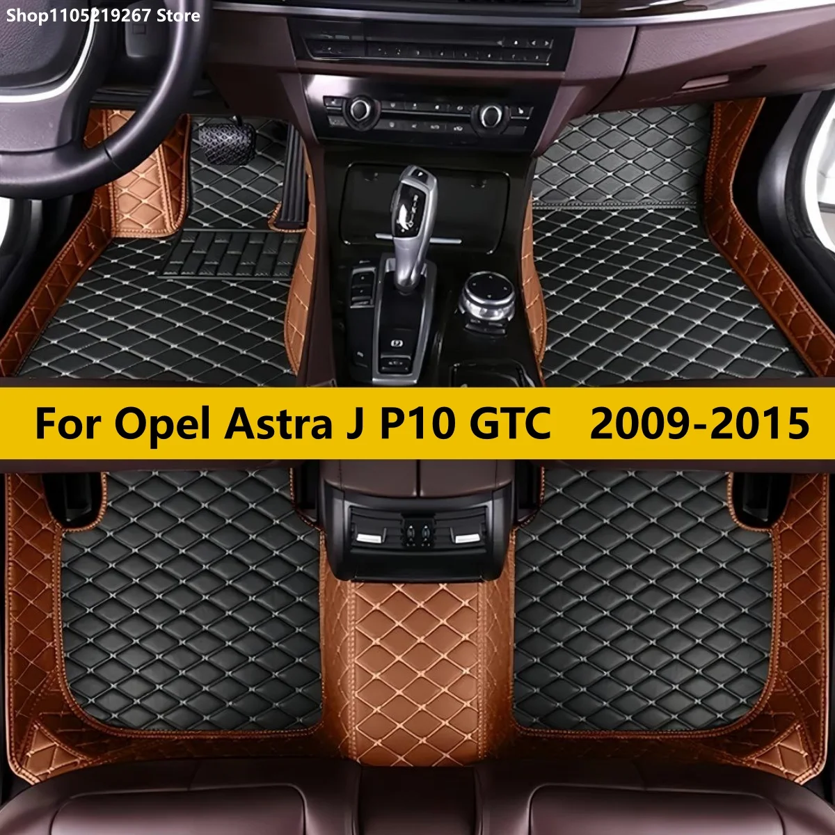 

Custom For Opel Astra J P10 GTC 2009 2010 2011 2012 2013 2014 2015 Auto Floor Mats Automobile Cover Interior Accessories
