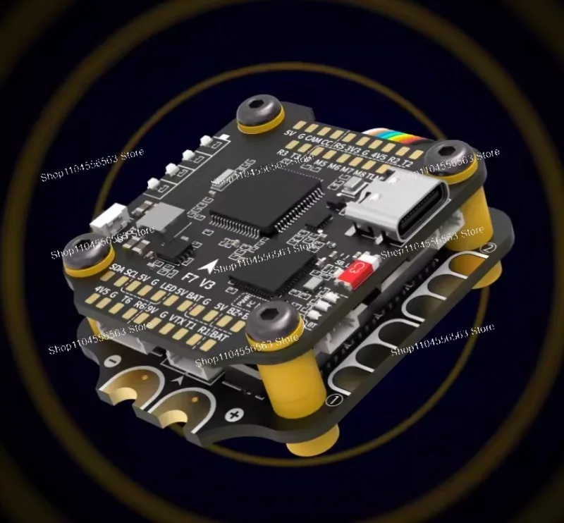 Used SpeedyBee F7 V3 BL32 50A 30x30 Stack – FC & ESC with Solder Marks, 3-6S, Wireless Betaflight