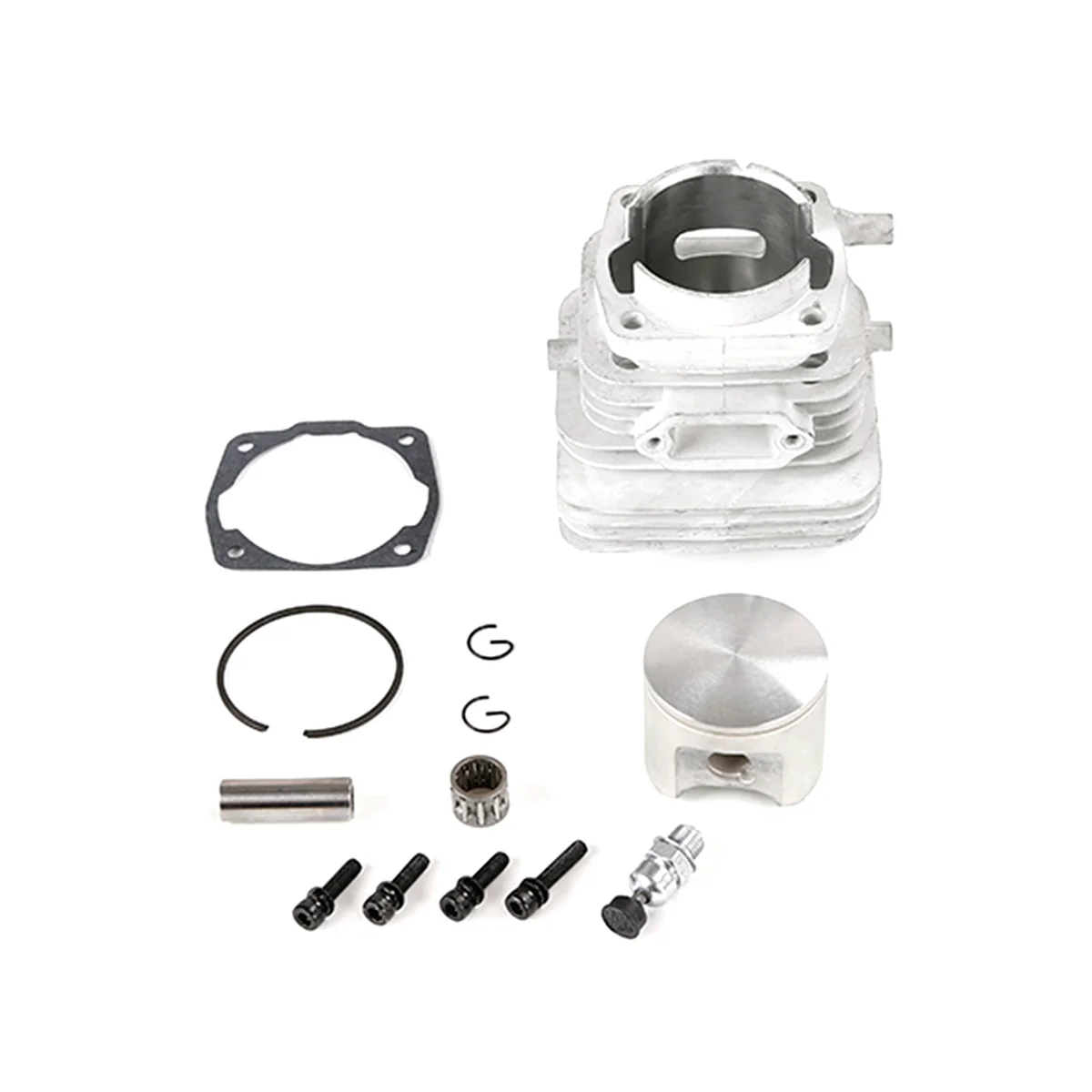 For 1/5 HPI ROFUN BAHA ROVAN KM BAJA Losi 5Ive T FG GoPed RedCat Rc Parts,71CC Engine 4 Bolt Cylinder Head / Piston Set