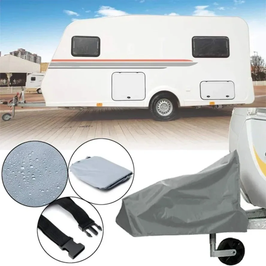 Universal 3 colores 1030x670x990x300mm cubierta de enganche de caravana impermeable a prueba de polvo remolque bola acoplamiento cubierta de bloqueo para RV