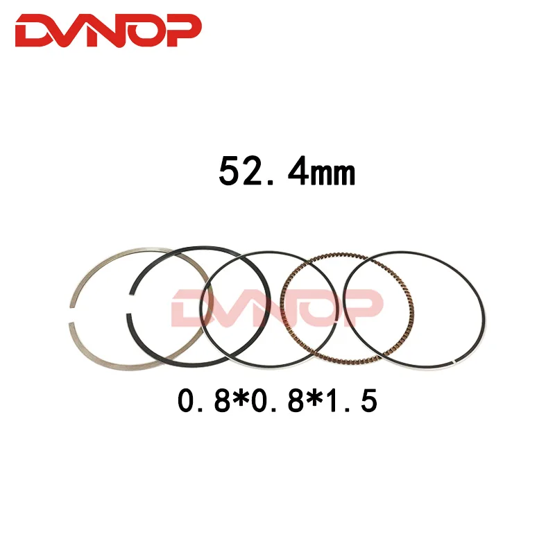 Scooter piston Kit For Honda Sh Ses Dylan PS125 SH125 Nes Pes 125cc 12100-KGF-910 52.4mm 14mm pin 4 Stroke