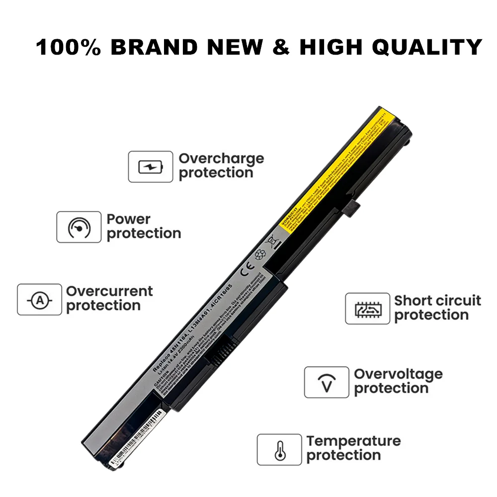 Laptop Battery For Lenovo B40-30 B40-45 B40-70 B40-80 B50-30 B50-45 B50-70 B50-80 N40-30 N40-45/70 L13L4A01 L13S4A01 L13M4A01