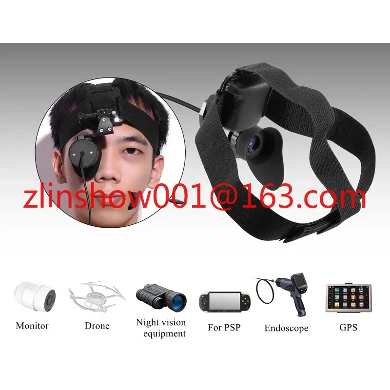 V760A-5/V760A-3  Wearable Head Mounted Display 90-Inch/80-Inch Effect For Security Monitors FPV Aircraft Models