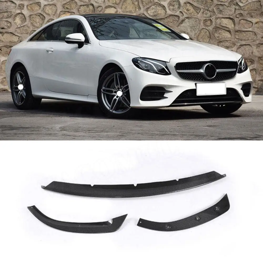 

VACOMUL Carbon Fiber Front Bumper Lip Chin Spoiler for Mercedes Benz E Class C238 E200 E300 E400 E500 E53 AMG Coupe 2020+ FRP