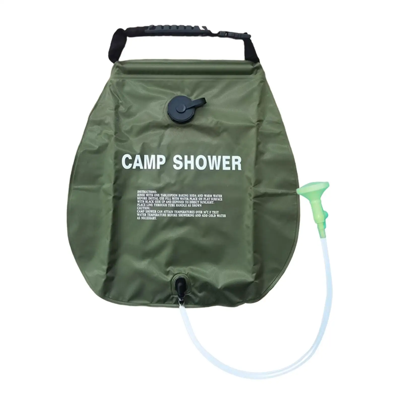 Camping Solar Shower Bag 5 Gallon Outdoor Bathing Water Pouch with Comfortable Handle Pocket