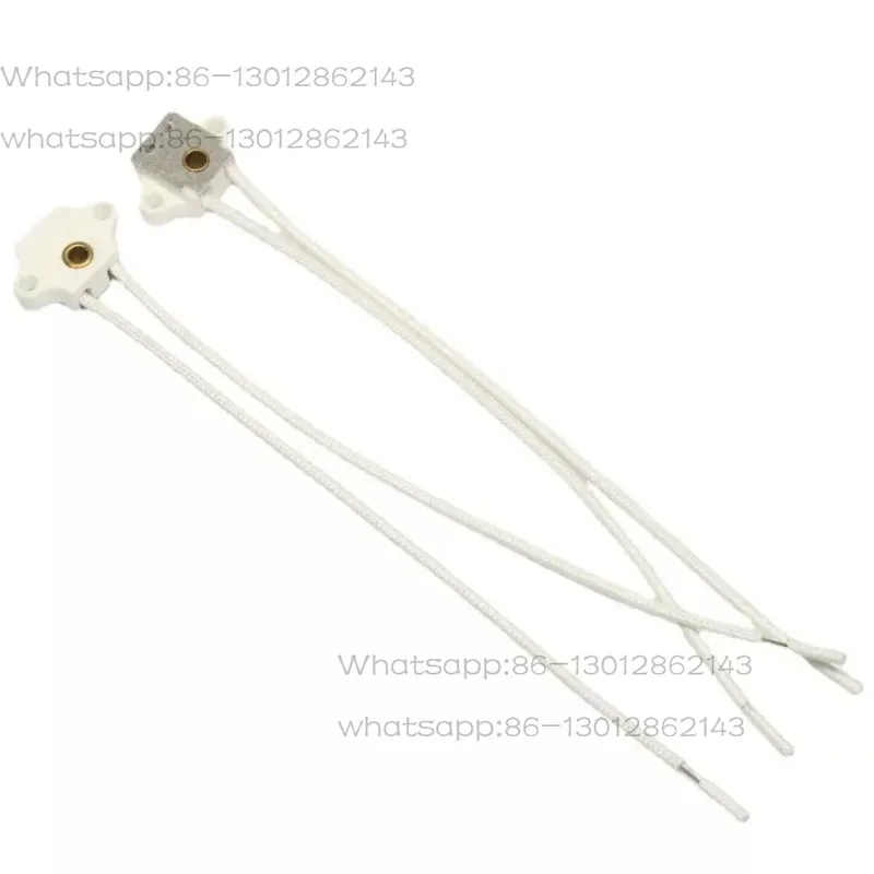 2Pcs Square High Temperature Resistant Lamp Socket for Microscope Halogen Bulb, Compatible with G4/G5.3 Bulb Base SC-101-2