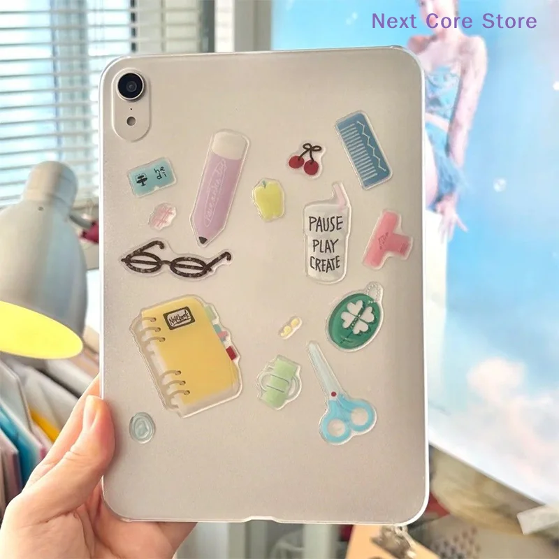 

1Pcs DIY 3D Epoxy Stickers Computer Journals CCD Tablet Cartoon Decorations Phone Cases