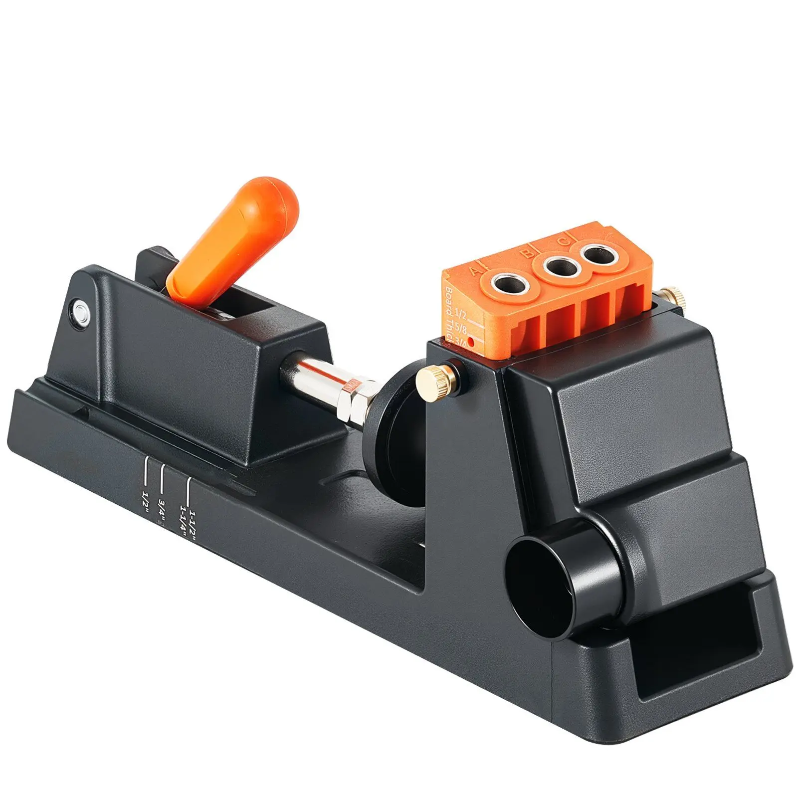 

Набор для сверления карманных отверстий, регулируемый от 1/2 до 1-1/2 дюйма, легкая система для сверления карманных отверстий с адаптером для пылеудаления, съемный.