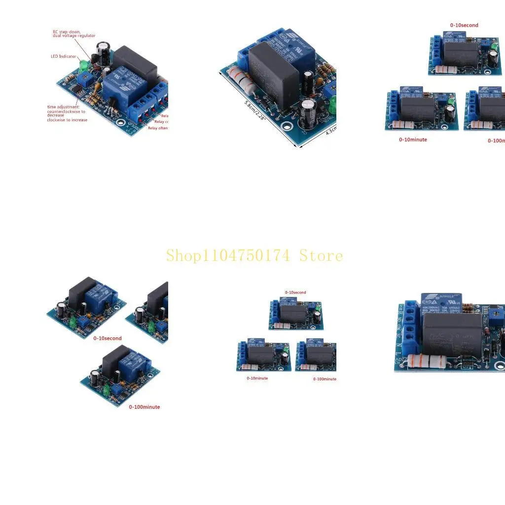 AC 220V Adjustable Timer Delay Switch Turn On/Off for Time Module Top Sale