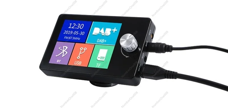 2.8 Inch Car DAB+ Digital Radio Receiver Color Screen Bluetooth Handsfree FM Transmitter AUX Output