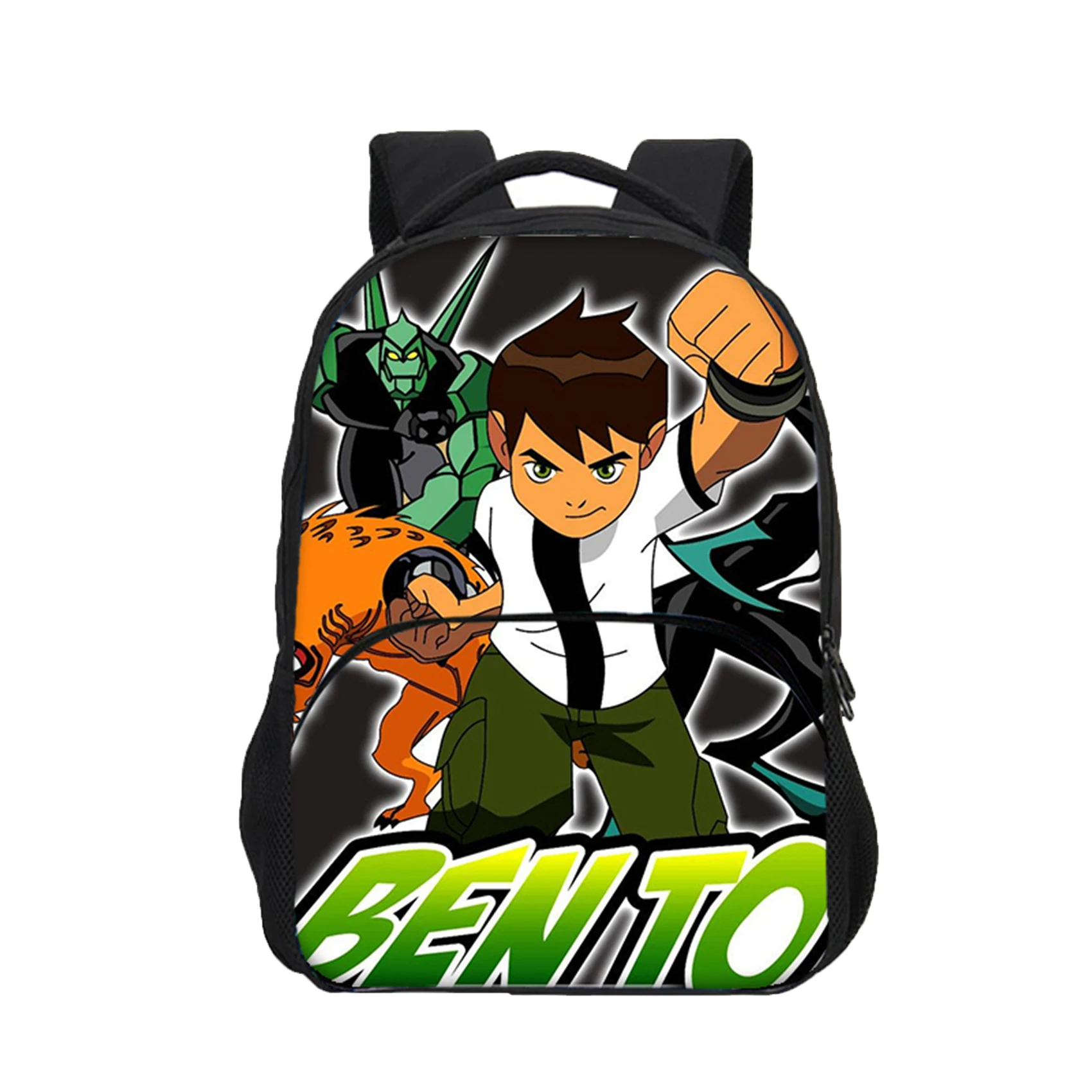

Unisex Children Ben 10 Multifunction Backpack-Front Pocket Rucksack-Back to School Daypack for Elementary Boy Girl