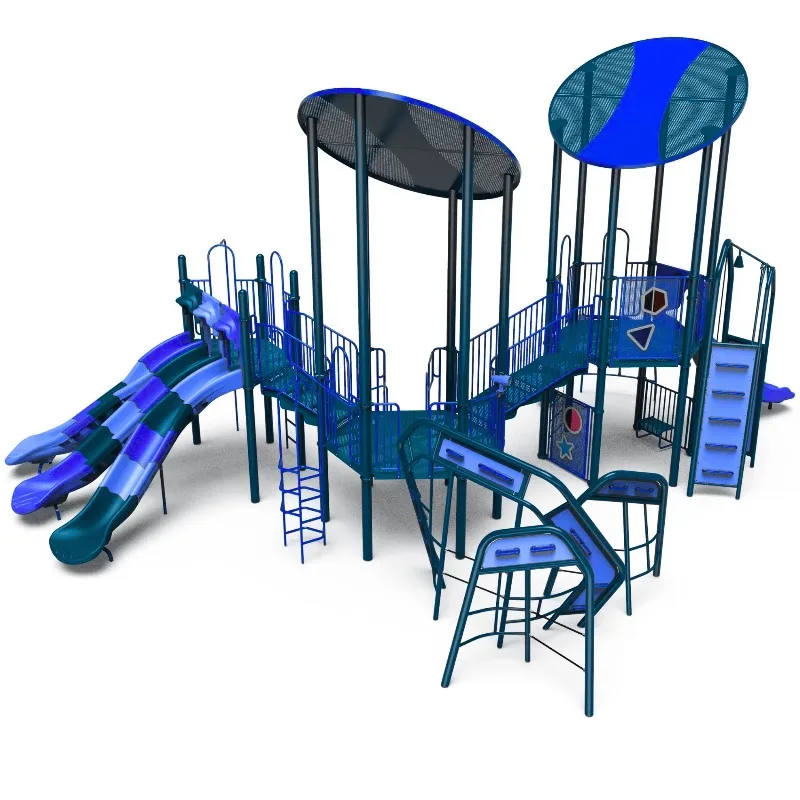Commercial Park Playground Equipment Custom Large Outdoor Slides Kids Playground Amusement Play Grounds Swing Sets Ride