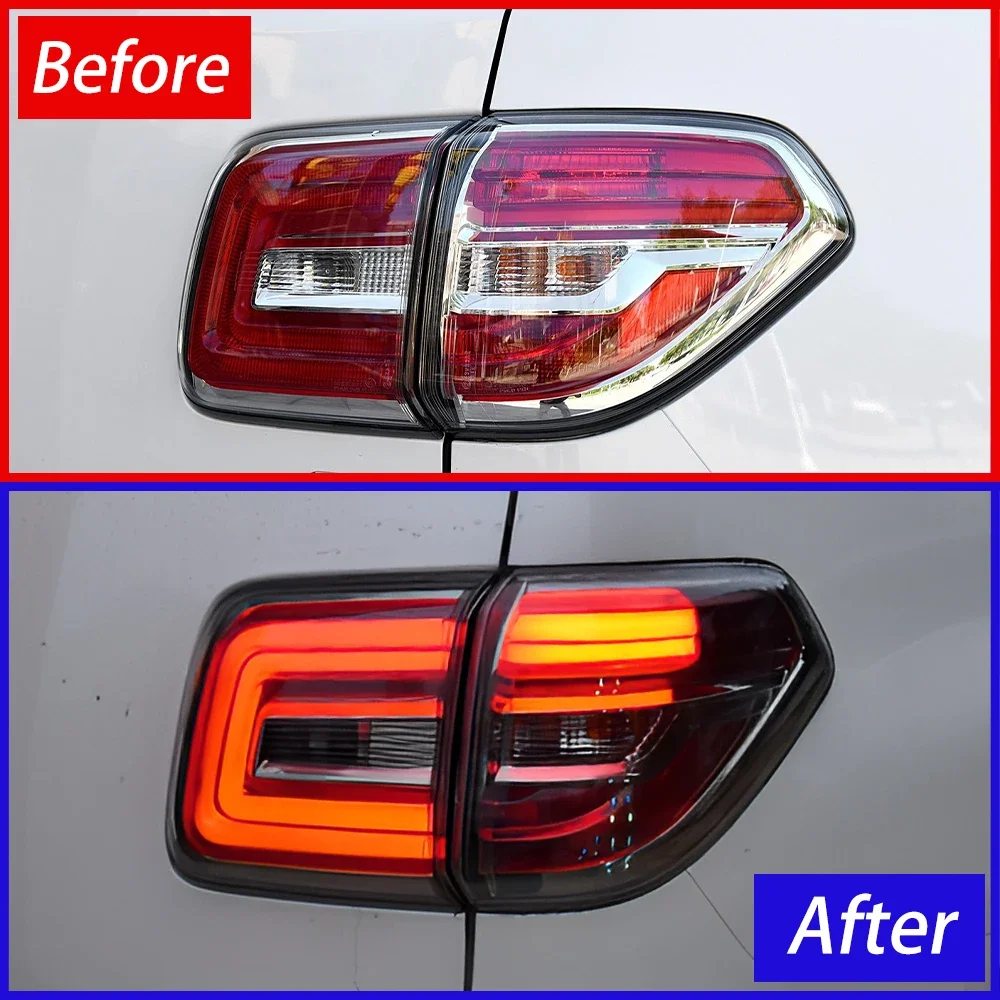 Car Taillights Assembly for Nissan Patrol Y62 2012-2018 Led Auto Back Lamps Upgrade Highlight Blink Tail Lamps Accessories