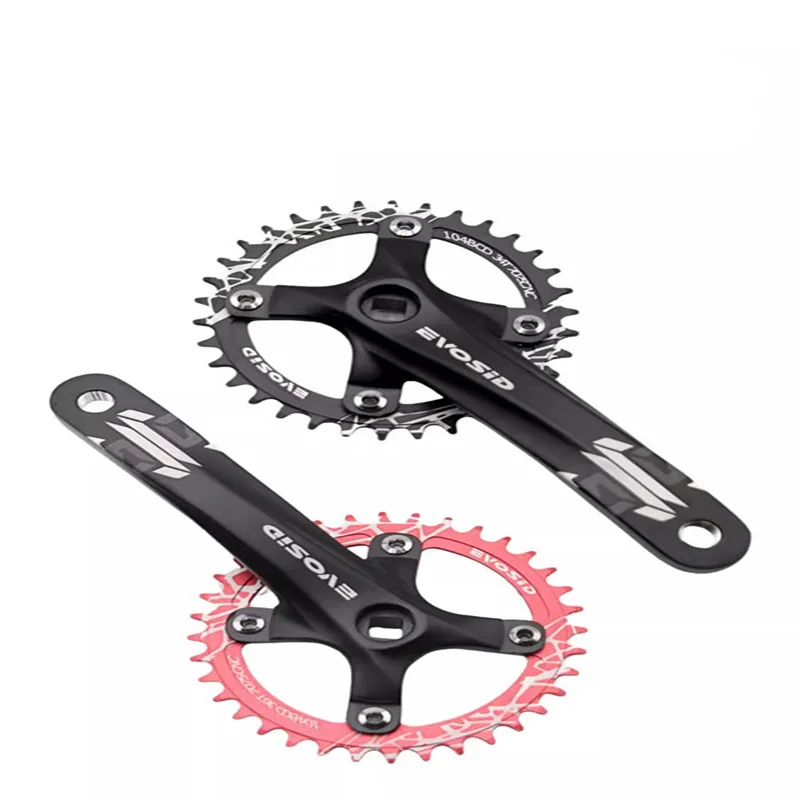 

Шатунная звездочка для горного велосипеда 104BCD, кривошип с квадратным отверстием, 8/9/10/11/12 скоростей, модифицированный одиночный диск