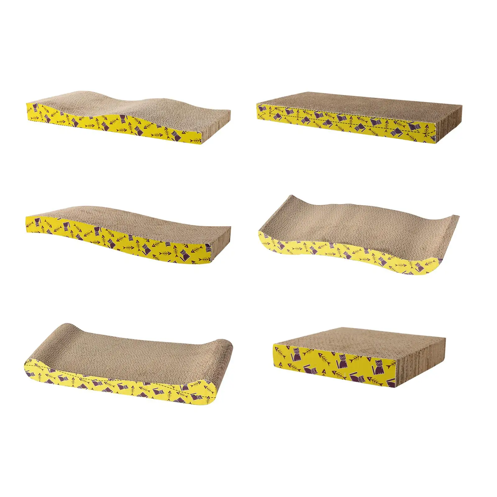 Cat Scratching Board Bed Cat Scratchers Cardboard Cat Scratch Pad Nest for Sleeping Playing Grinding Small Medium Large Cats