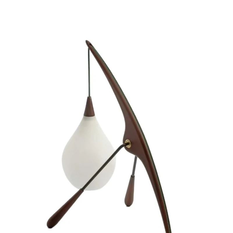 

Cream wind feather floor lamp, retro living room sofa side ambient light, bedroom bedside lamp