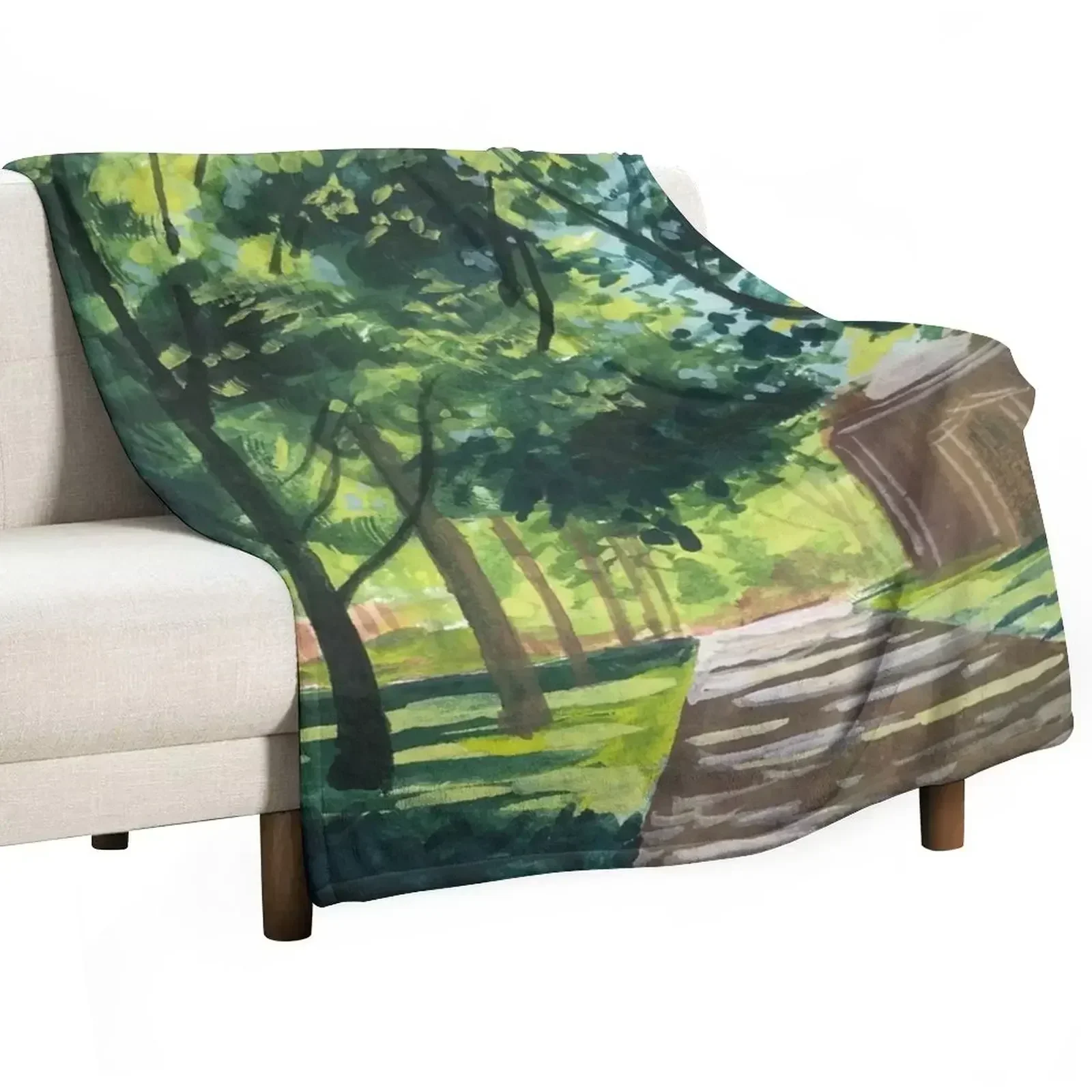 

A Walk Through Yale Throw Blanket Tourist Decorative Sofas Blankets