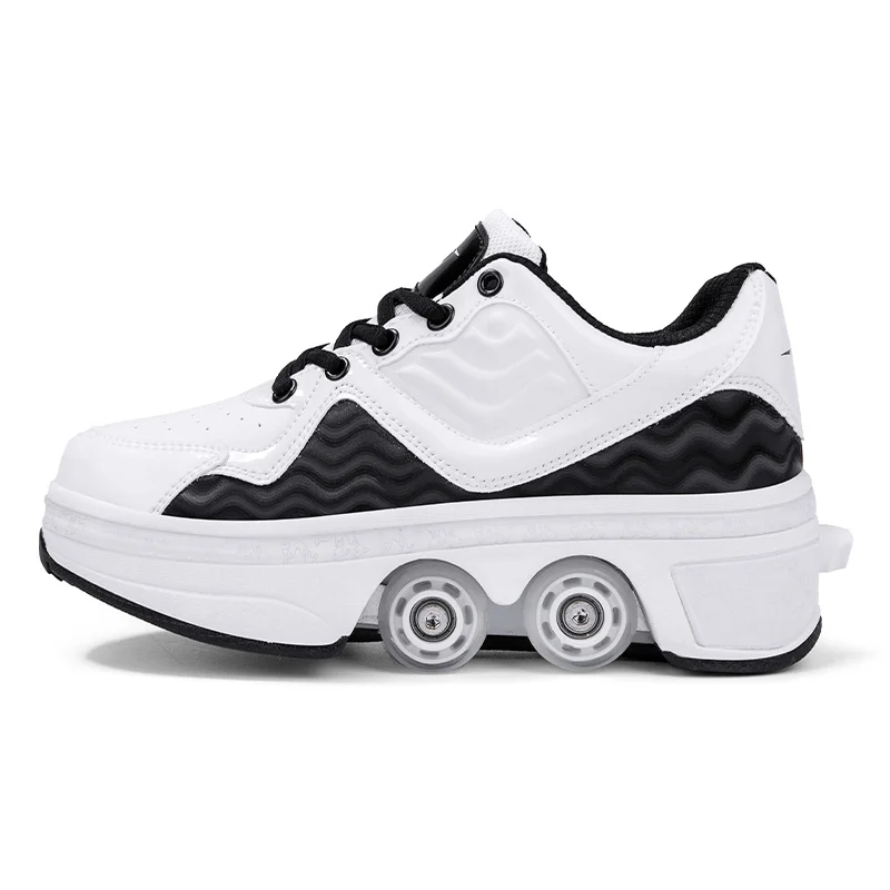 New fashion children's boys and girls roller skates sneakers skating sports removable size 34~40