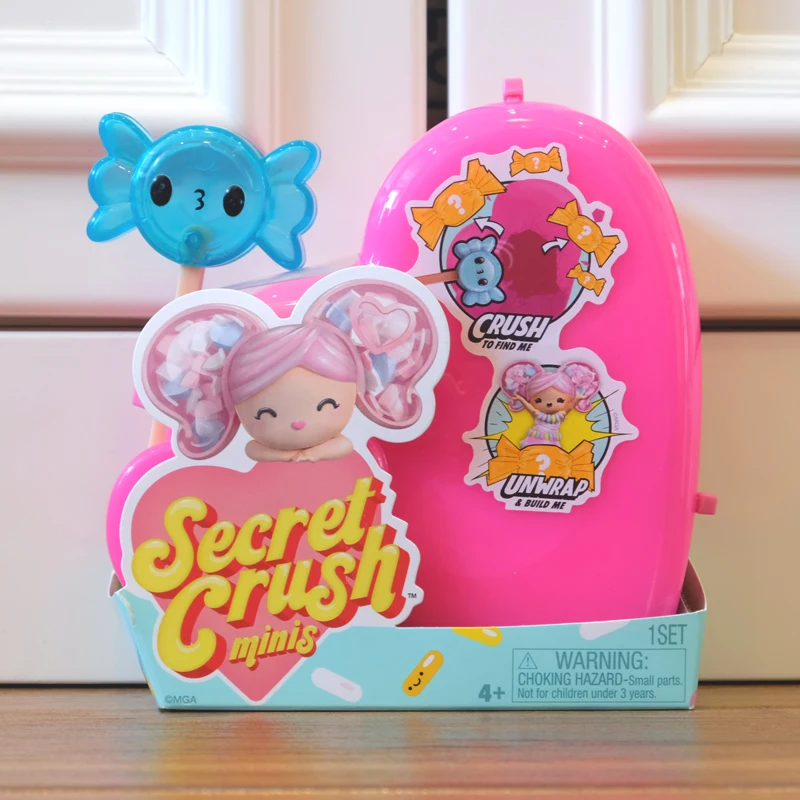 Original Secret Crush Sweetheart Baby Cartoon Candy Pink Large Surprise Dolls Accessories Girls Play House Toys Holiday Gifts