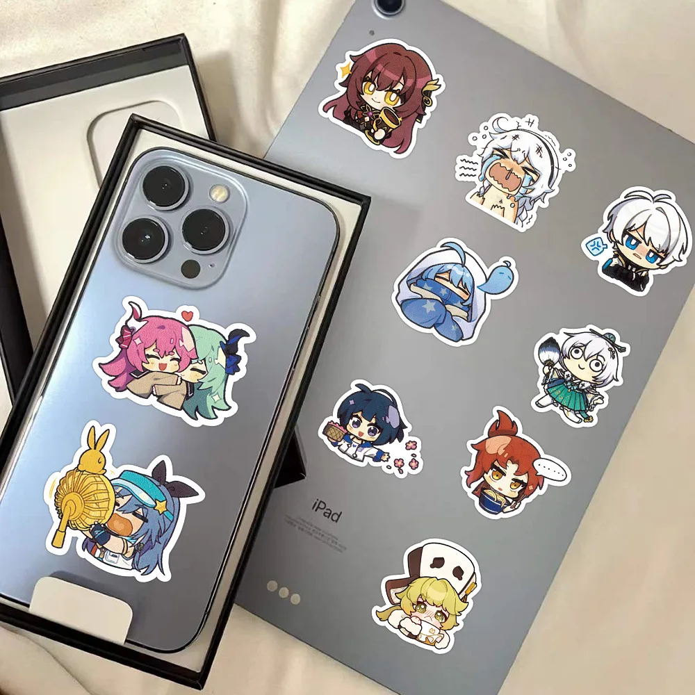 10/30/60PCS Honkai Impact 3 Game Stickers Decals Decoration Suitcase Scrapbooking Laptop Phone Stationery Cool Kid Toy Sticker