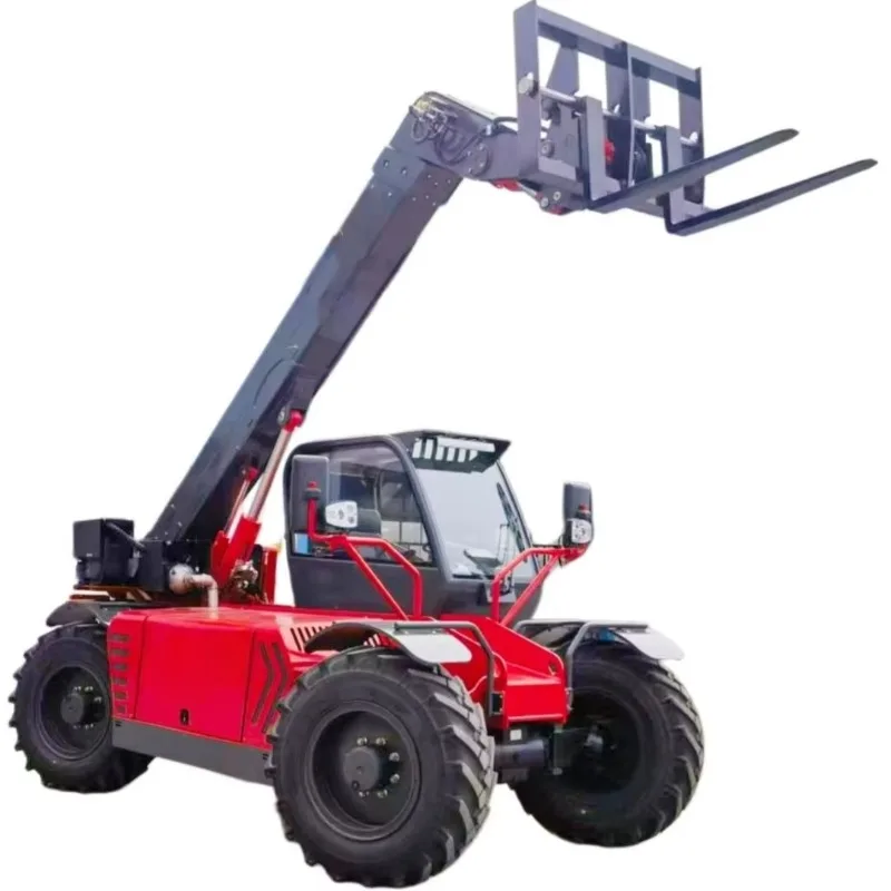 China 1.5T Telescopic Boom Handler Small Telehandler Forklift 4x4 Agriculture Reach Truck CE Certified Lift Machine for Sale