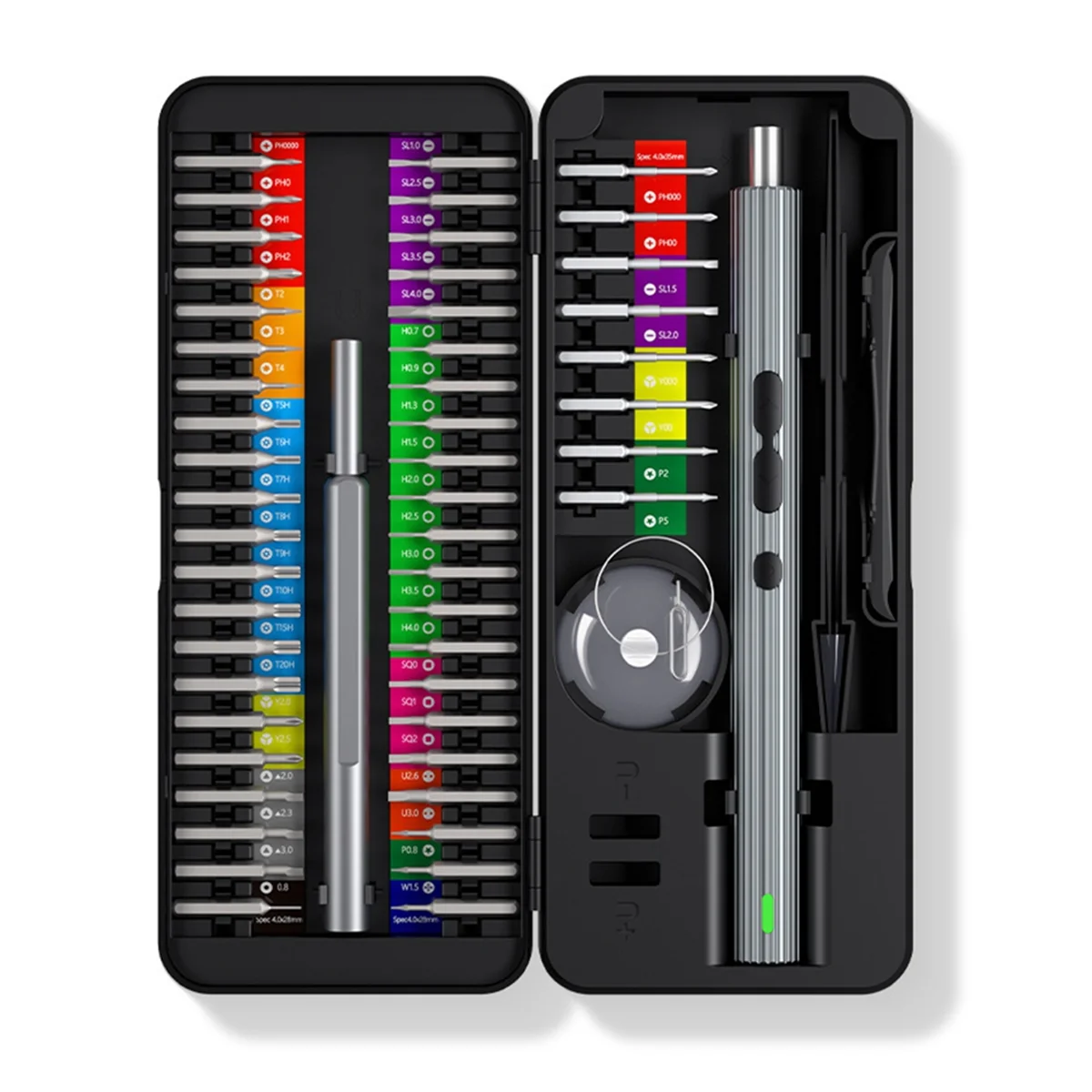 

58-in-1 Electric Screwdriver Set Precision Tools Rechargeable Mini Small Kit Wireless for Watch Mobile Cell Phone Repair