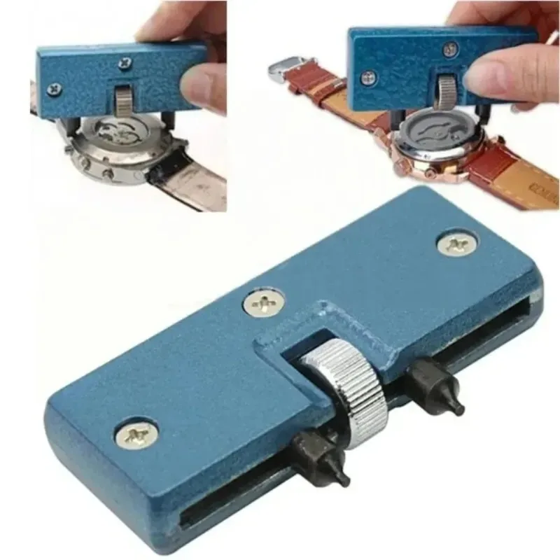 Watch Repair Wrench Adjustable Back Case Remover & Press Tool for Watch Battery Replacing Professional Watchmaker Repair Work