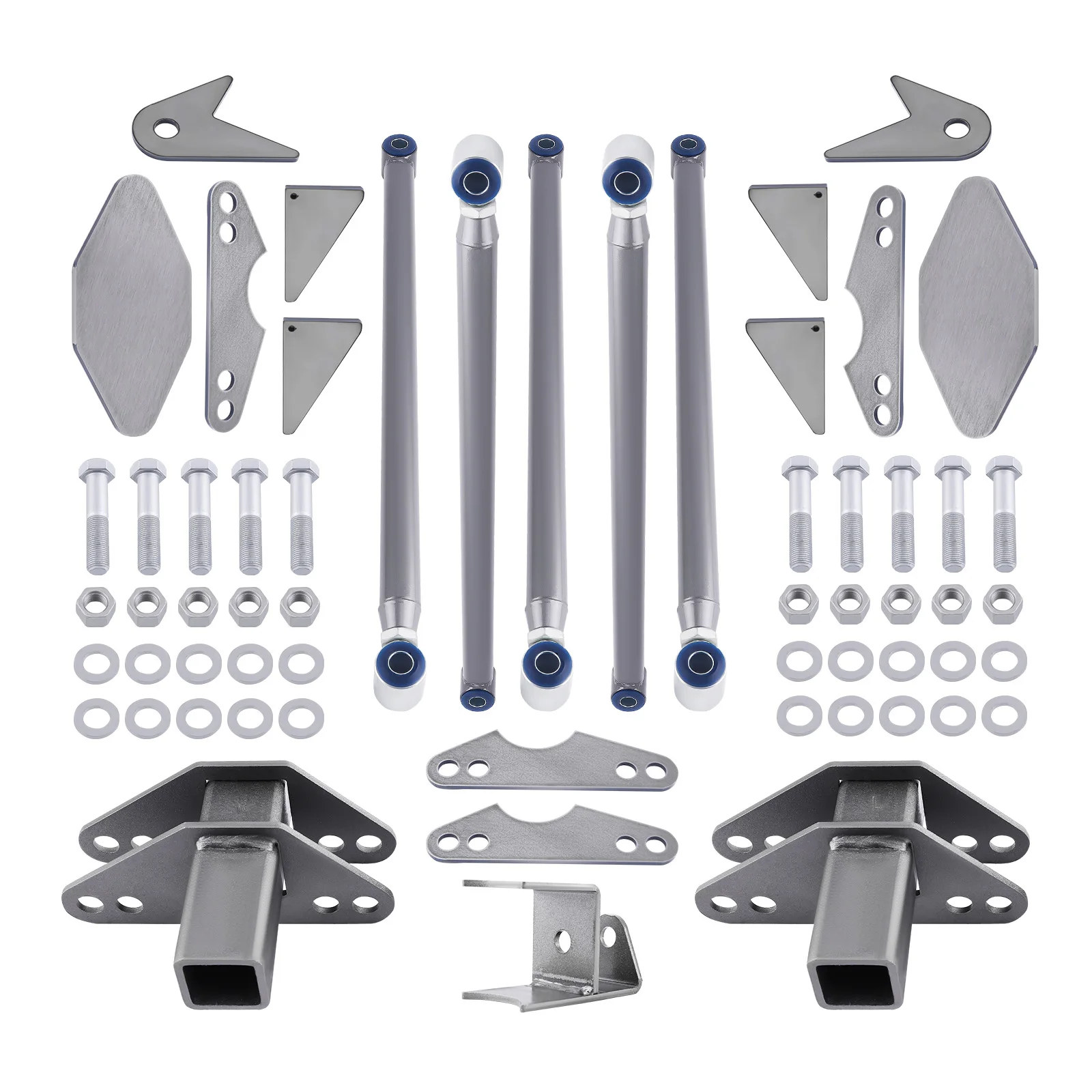 MaXpeedingrods Universal Weld-On Parallel 4 Link Suspension Kit for Rod Rat Truck Car Air Ride Truck Classic