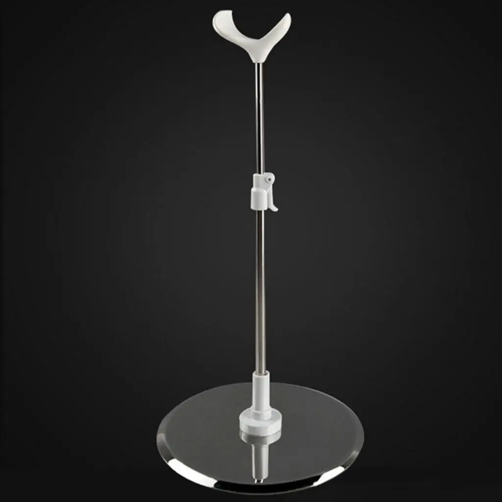 Moveable Metal Doll 25-38cm Adjustable Display Stand 1/3 1/4 BJD Accessory