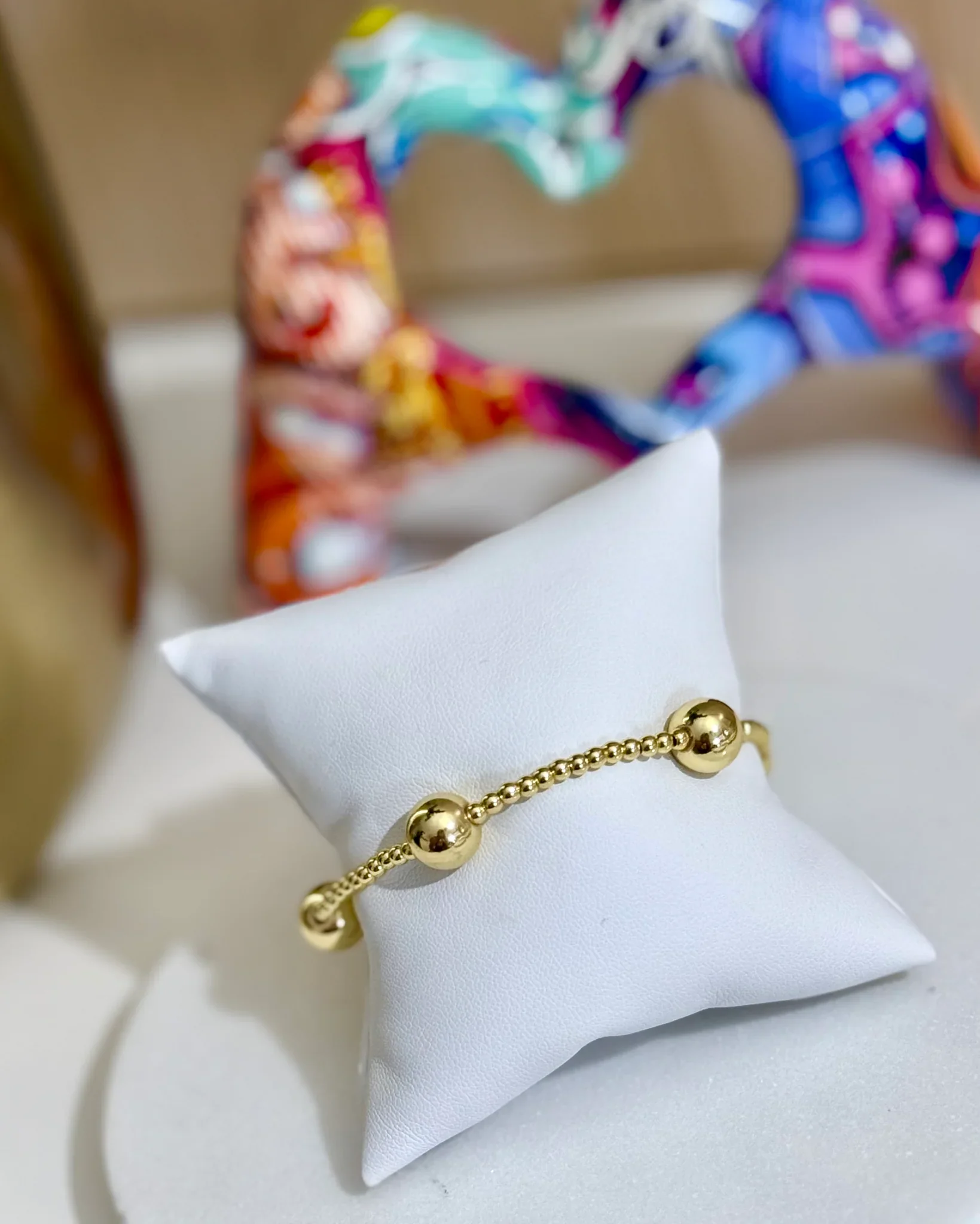 Vlen vergoldetes Armband, Statement-Schmuck für Damen, große Kugelperlen, Pulsera, modisches Partygeschenk, hypoallergen – Detail 2
