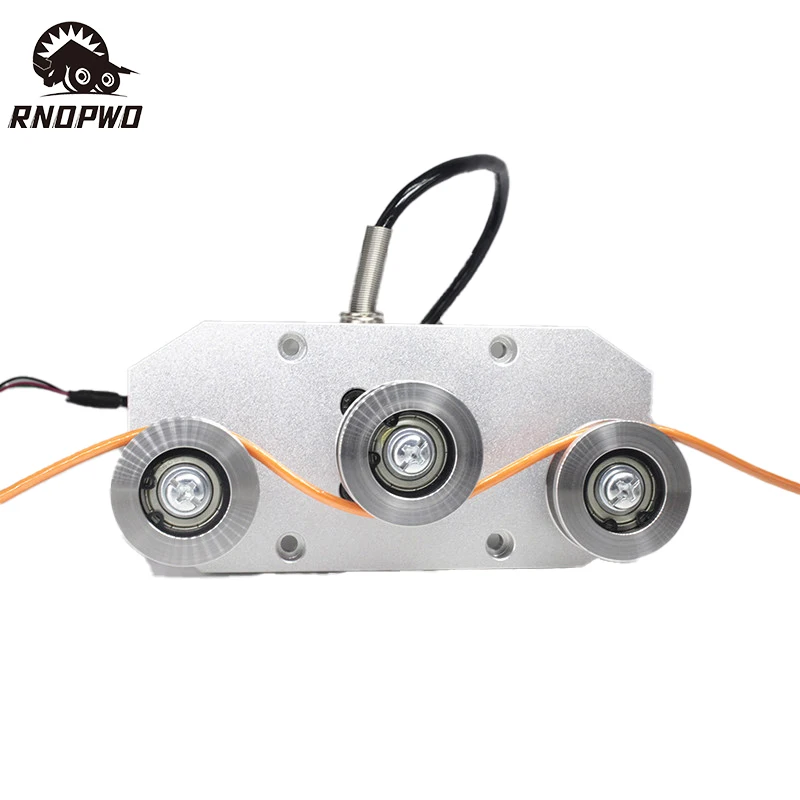 Wire 3 Rail Pulley Cable Tension Transducer Load Cell Force Sensor Pull Measuring 100N/500N Stainless Steel Optical