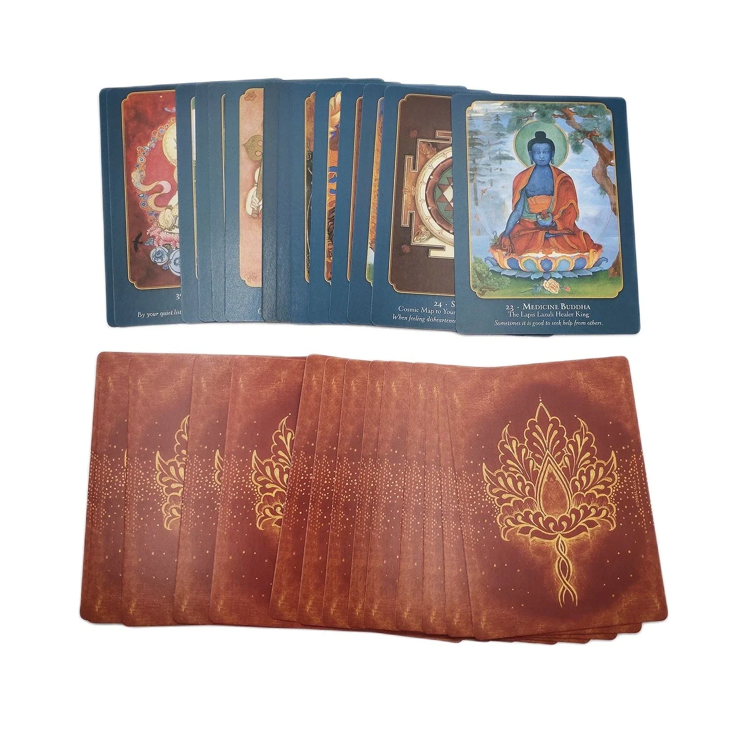 Buddha Wisdom Shakti Power Oracle Card Leisure Party Board Game Fortune Telling Prophecy Entertainment Tarot Deck With PDF Guide