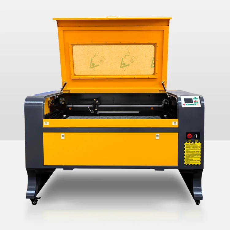 900 * 600mmCO2 Laser Cutting Machine For Cutting The Fabric, Organic Glass And Other Non-metallic Materials