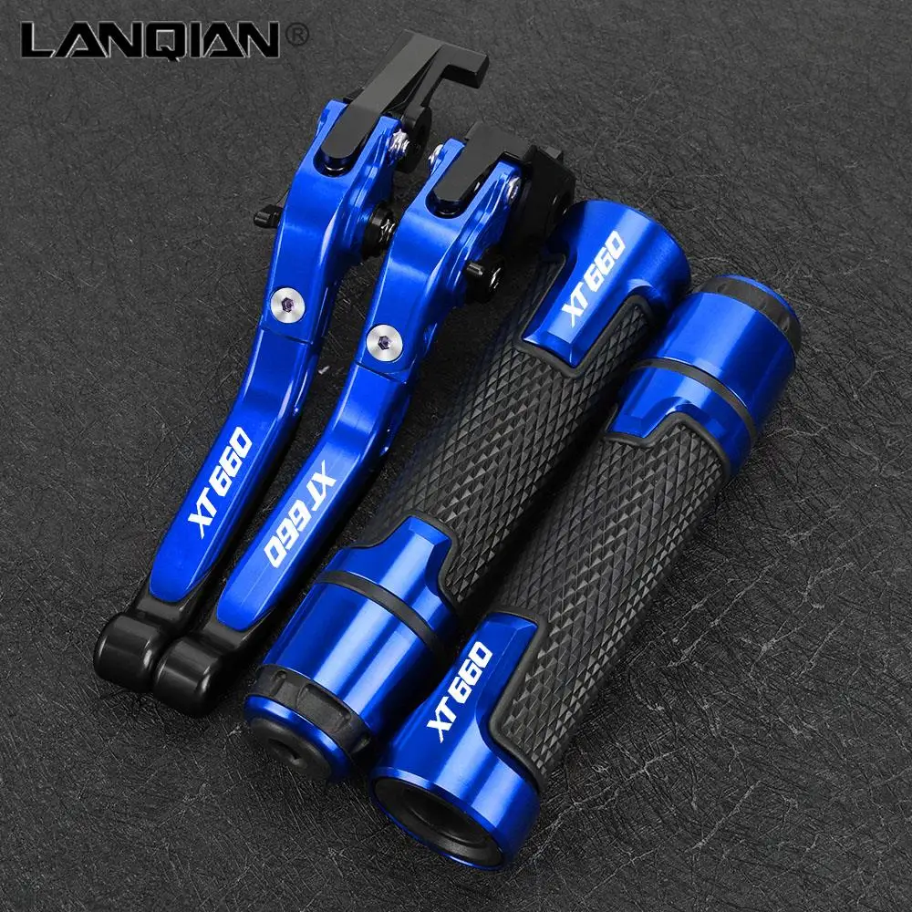 For YAMAHA XT660 XT660R XT660X Tenere XT 660 2004-2015 2016 2017 Motorcycle Brake Clutch Levers Handlebar Grip Handle Hand Grips