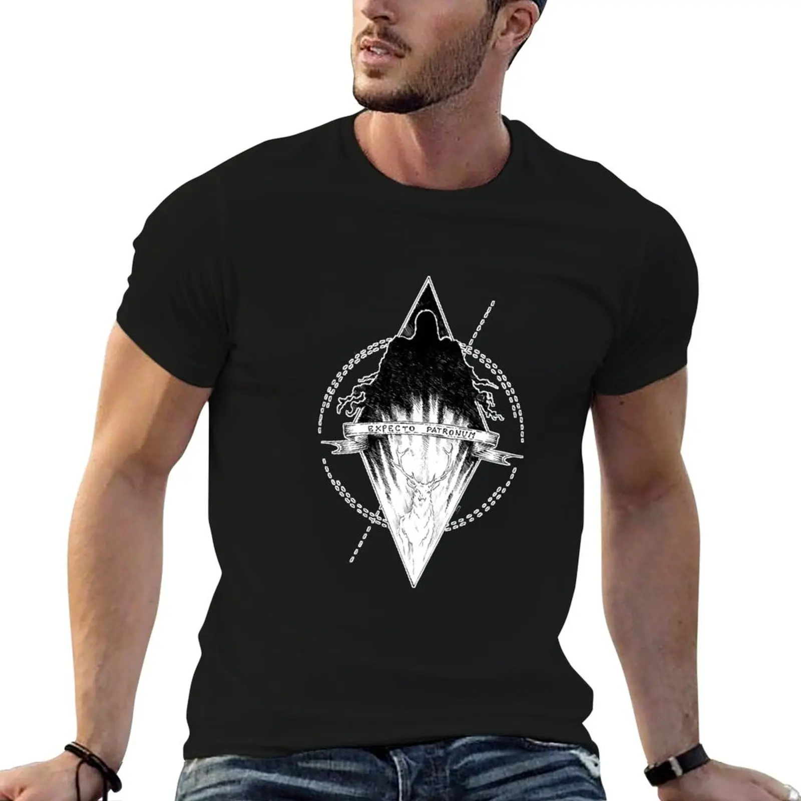 Expecto Patronum T-Shirt Modern Print Casual T-Shirt
