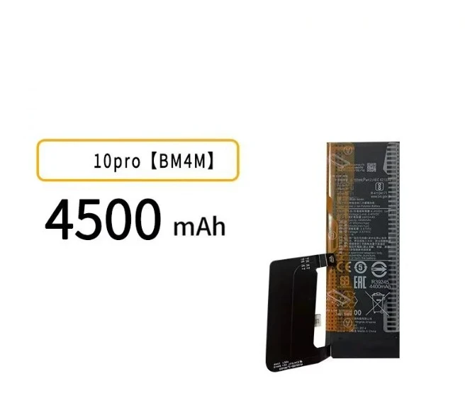 

For xiao mi10pro mobile phone battery bm4m 4500mah
