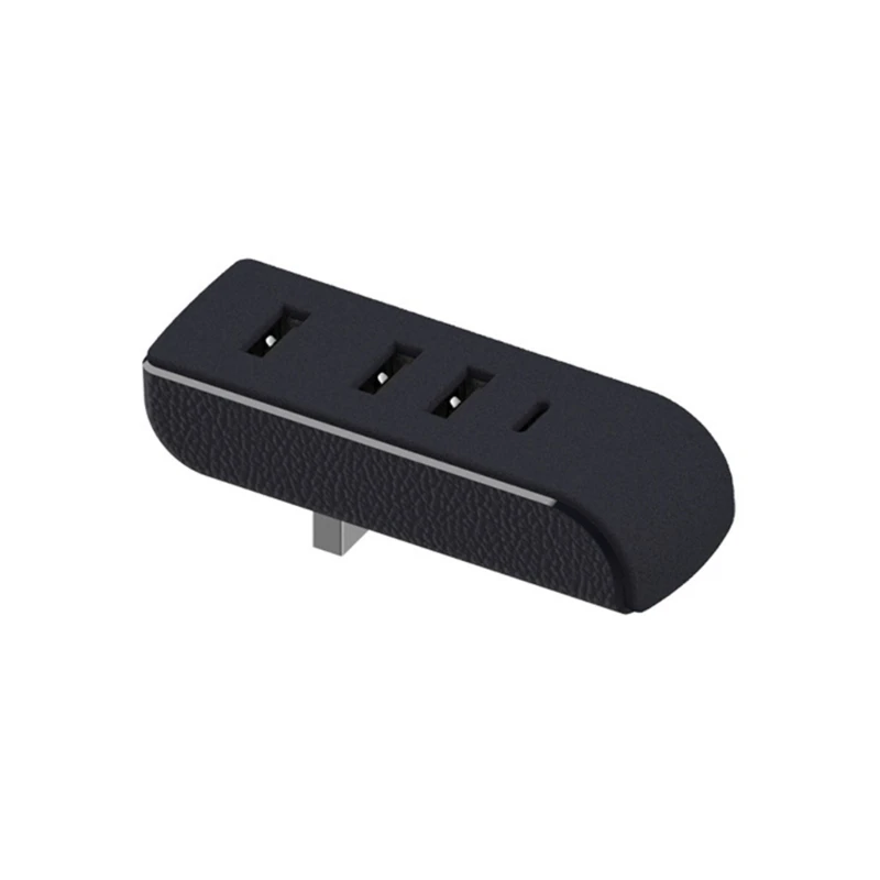 For Model 3/Y Modified Accessories Glove Box Expansion Dock USB Expansion Power Splitter Hub Data Transfer Charging