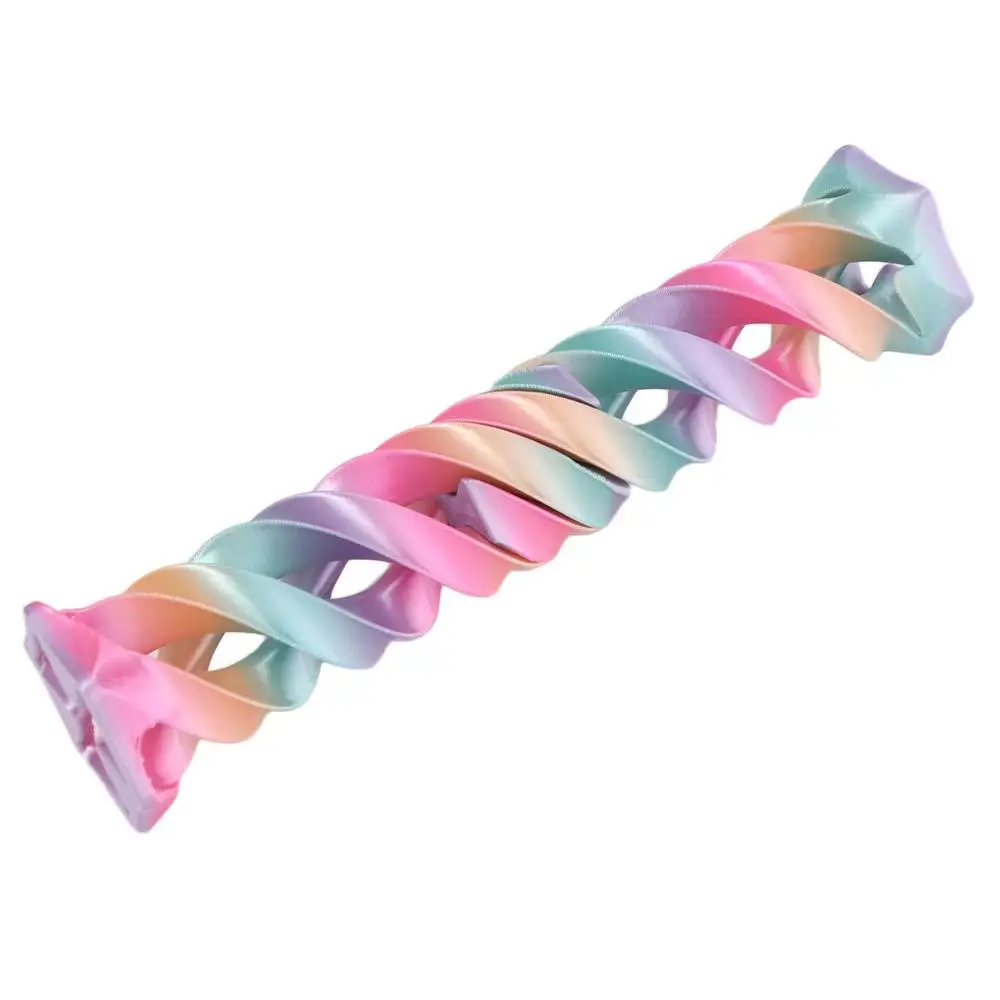 取り外し可能な3Dスパイラルコーンフィジェットトイ キャンディーカラー回転スパイラルツリー彫刻 指先玩具 インポッシブルシャトルモデル