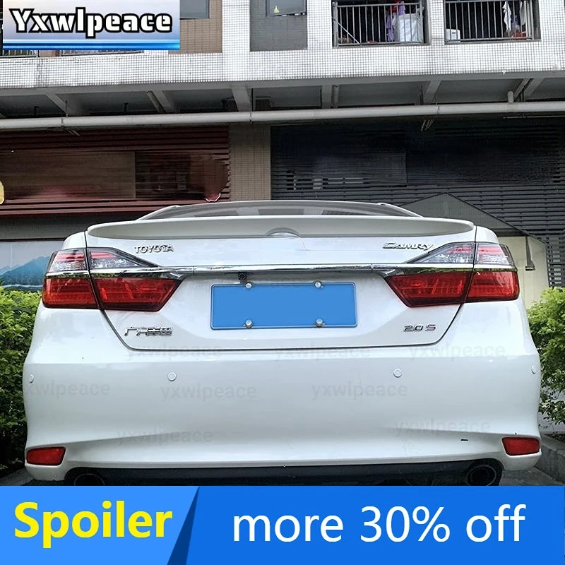 

For Toyota Camry 2012 2013 2014 2015 2016 High Quality ABS Material Unpainted Color Rear Trunk Spoiler Trunk Lip Wing