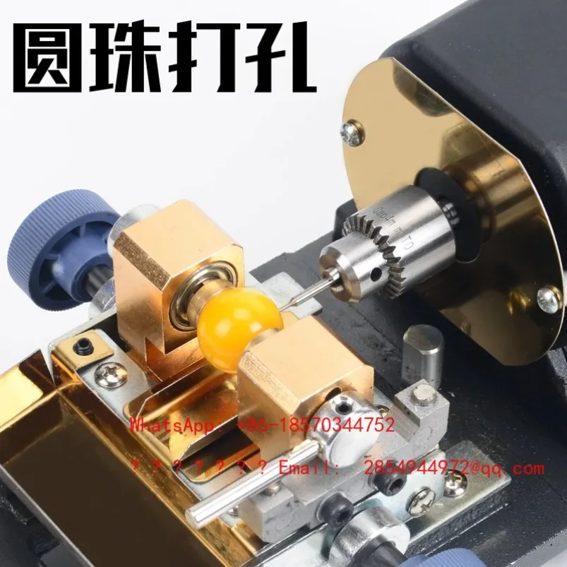 2026   Puncher, Cultural Toy, Walnut, Jade, Round Bead, Drill String, Two-way Desktop Electric Punching Machine, Divine Tool