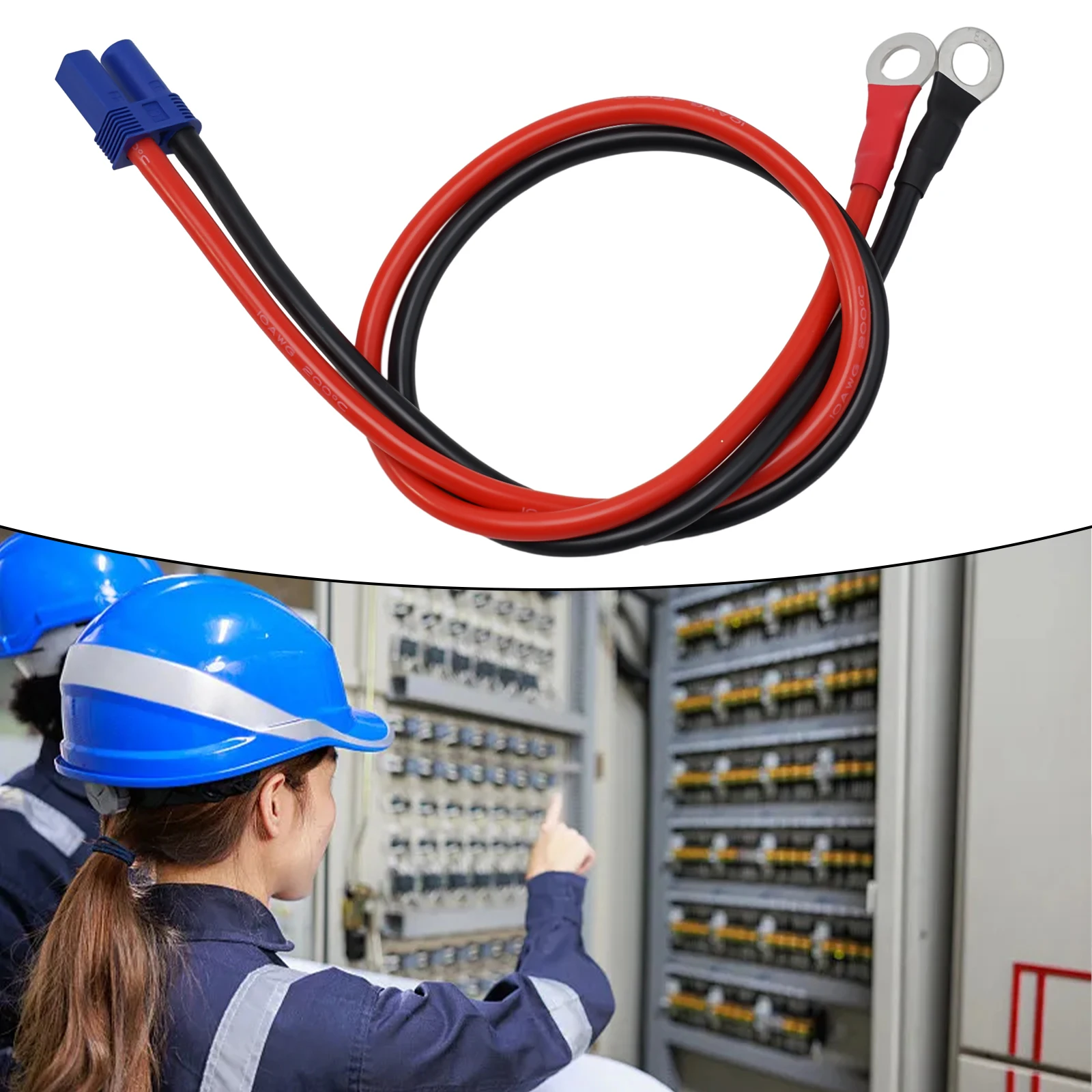 

Совершенно новый высококачественный кабель для зарядного устройства RC ESC 2*5,31 мм2, ПВХ и медь, портативный практичный стартер для автомобильного аккумулятора