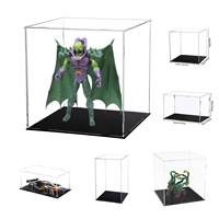 75 Size Display Case for Collectibles Assemble Clear Acrylic Box Protection Showcase for Display Action Figures Organizing Toys