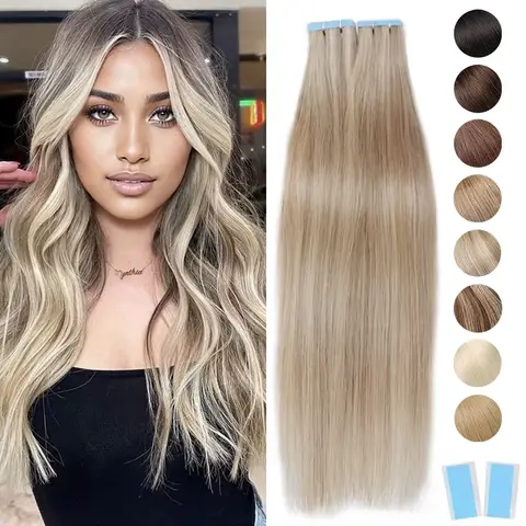 10 best sales blonda hårförlängningar - №8