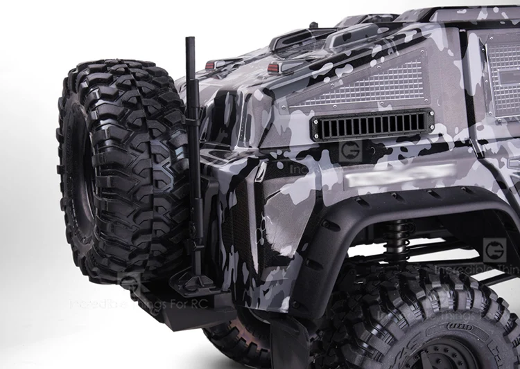 Plastikowe czarne boczne otwory wentylacyjne do 1/10 RC Crawler Car Traxxas TRX4 TACTICAL UNIT Diy Parts