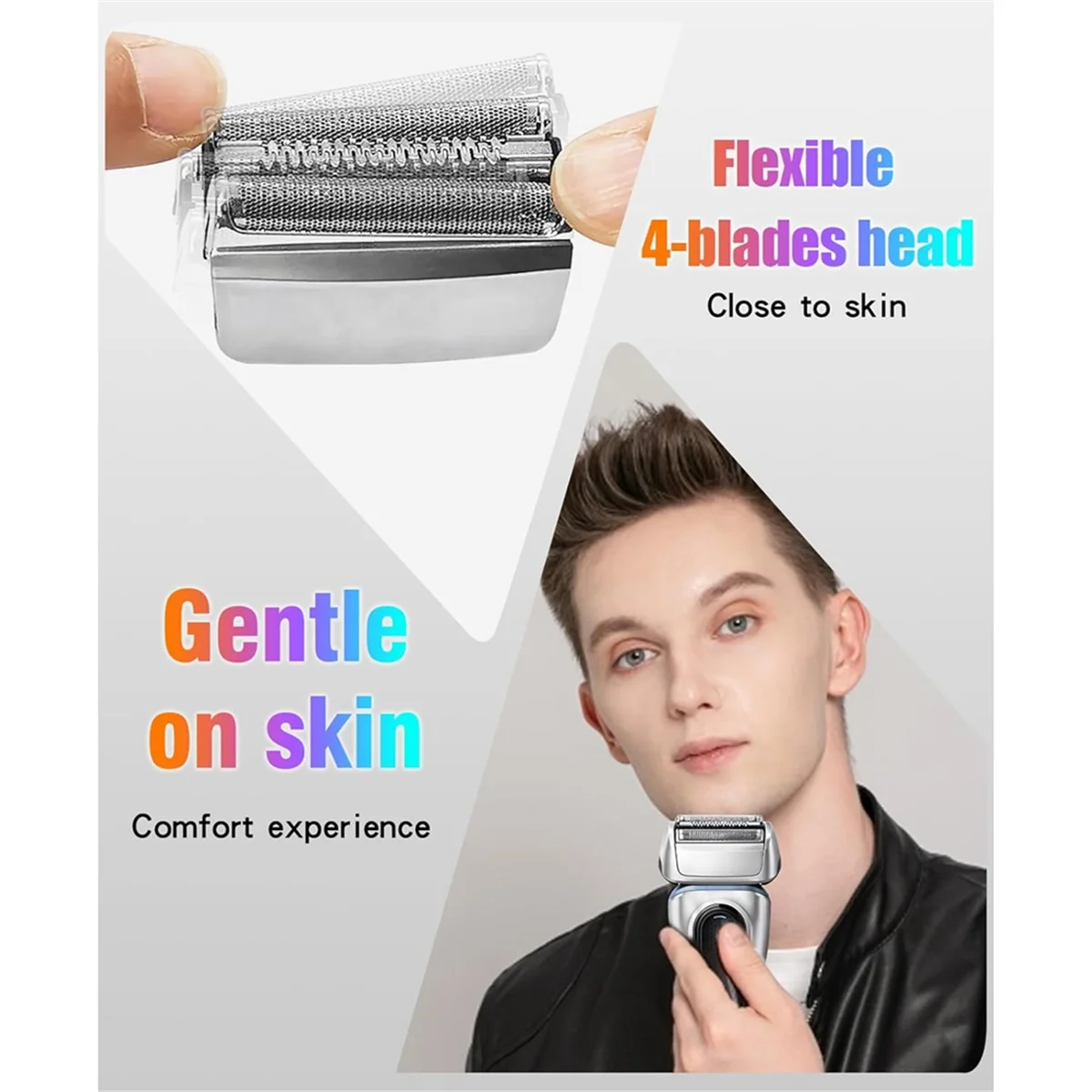 2 حزمة 83M استبدال رئيس لسلسلة براون 8 S8 استبدال رئيس شفرات حلاقة كهربائية نموذج 8370Cc,8340S,8350S,8467